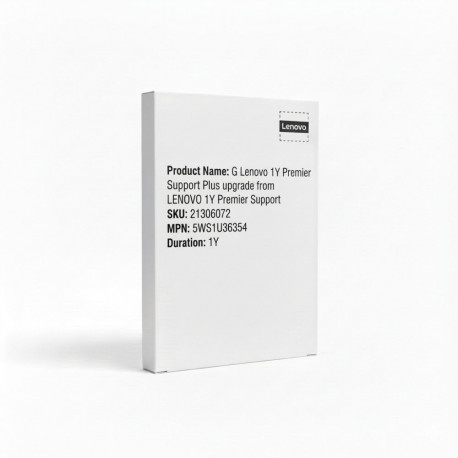 "G Lenovo 1Y Premier Support Plus upgrade from LENOVO 1Y Premier Support"