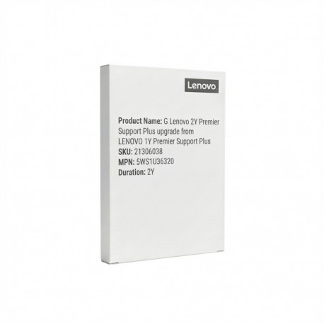 "G Lenovo 2Y Premier Support Plus upgrade from LENOVO 1Y Premier Support Plus"