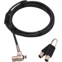"Dicota Security Cable T-Lock Ultra SlimV2, masterkeyed,3x7mm"