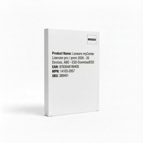 "Lexware myCenter Lizenzen pro/prem 2026 - 20 Devices, ABO - ESD-DownloadESD"