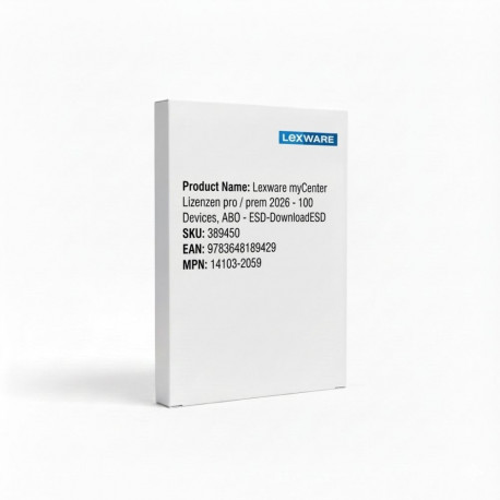 "Lexware myCenter Lizenzen pro/prem 2026 - 100 Devices, ABO - ESD-DownloadESD"