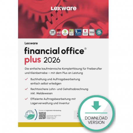 "Lexware Financial Office Plus 2026 - 1 Device, 1 Year - ESD-DownloadESD"