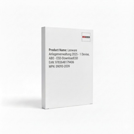 "Lexware Anlagenverwaltung 2025 - 1 Devise, ABO - ESD-DownloadESD"