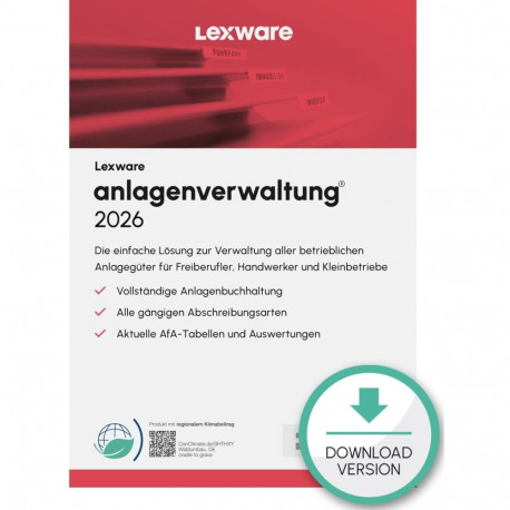 "Lexware Anlagenverwaltung 2025 - 1 Device, 1 Year - ESD-DownloadESD"