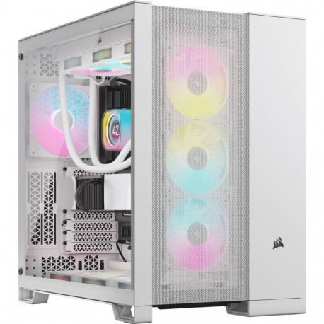 "CORSAIR Midi 6500D Airflow (Tempered Glass) White"
