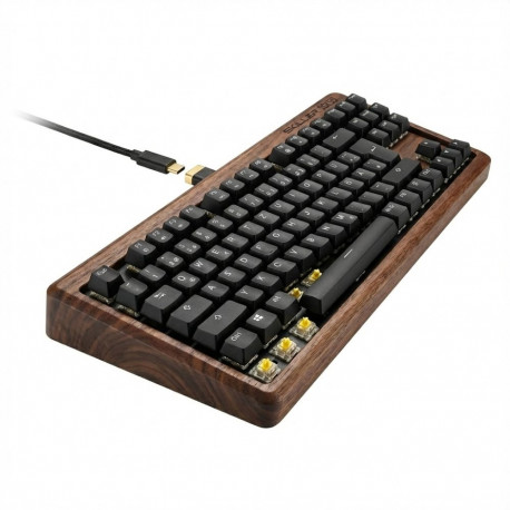 SKILLER SGK50 S3 puit PBT (puit/must, IT-paigutus, Gateron G Pro 3.0 Yellow)