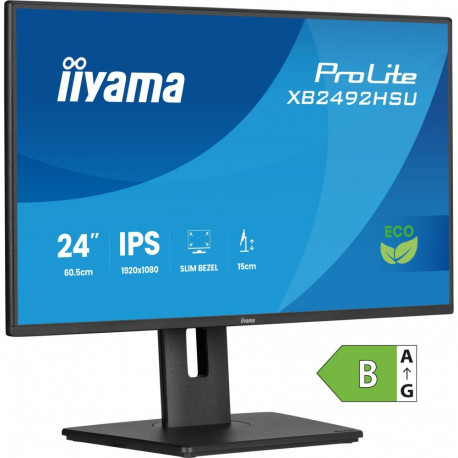 "IIYAMA 60.5cm (24"") XB2492HSU-B1 16:10 HDMI+DP+2xUSB IPS"
