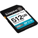 "CARD Kingston 512GB XC Canvas Go Plus Gen4 200MB/s C10 UHS-I U3 V30"