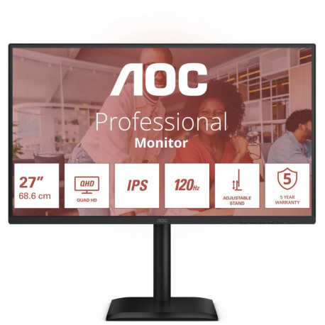 "AOC 68,6cm (27"") Q27E4U 16:09 HDMI+DP+USB black"