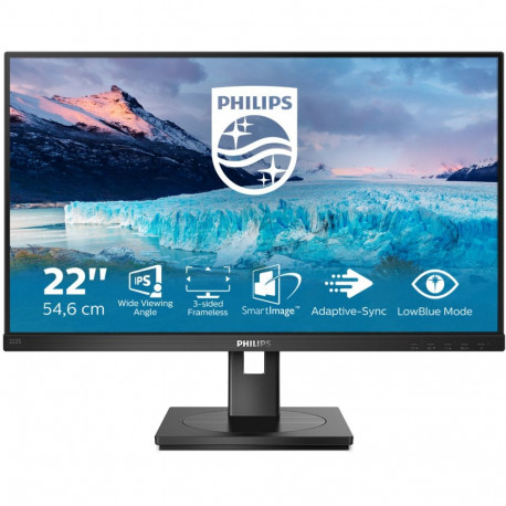 "Philips S Line 222S1AE/00 - 54.6 cm (21.5 Zoll) - 1920 x 1080 Pixel - Full HD - LCD - 4 ms - Schwar