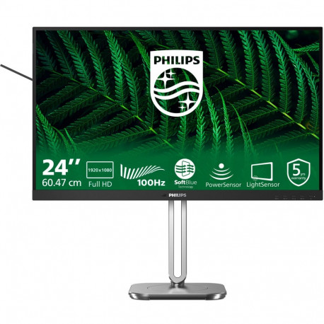 "Philips 60.5cm (23.8"") 24B2G5200 16:09 HDMI+DP+USB darkgrey"