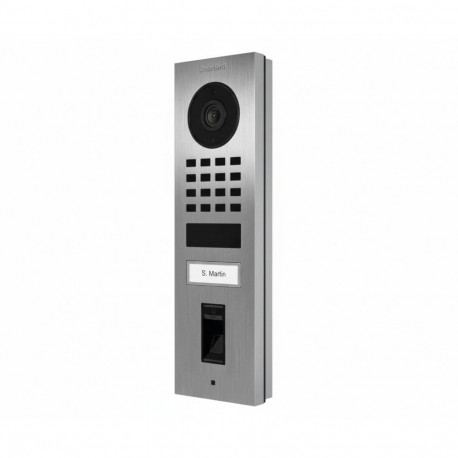 DoorBird D1101FV IP-videouksejaam sõrmejäljelugejaga, roostevaba teras V2A