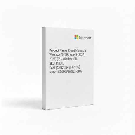 "Cloud Microsoft Windows 10 ESU Year 3 (2027 - 2028) [P] - Windows 10"
