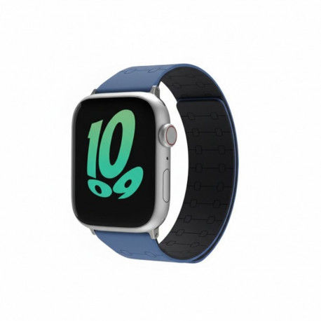 "Premium Pro Armband für Apple Watch, Blau/Schwarz, 44mm, 45mm, 42mm (Series 1/2/3), 49mm, 46mm, GA-