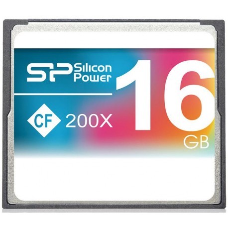 Silicon Power карта памяти CF 16GB 200×