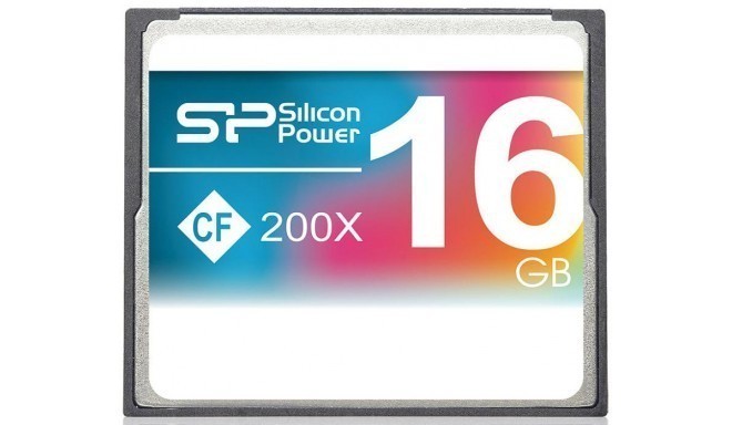 Silicon Power atmiņas karte CF 16GB 200x