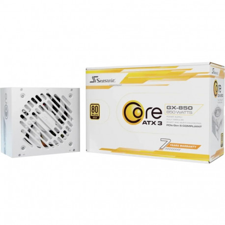 "850W Seasonic Core GX-850-V2-WHITE Kabelmanagement"
