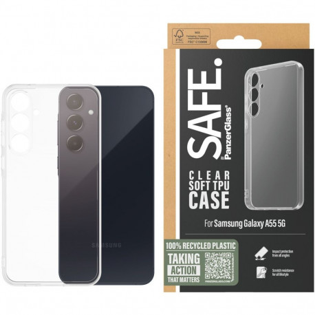 "SAFE. by PanzerGlass Case Samsung A55 5G. clear"