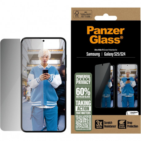 "PanzerGlass Privacy Screen Protector Samsung Galaxy S25"