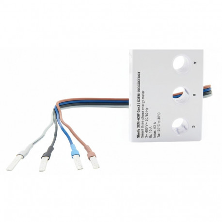 Shelly 3EM-63W Gen3 relee-voolumõõtja