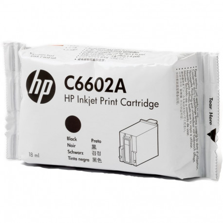 "HP original TIJ 1.0 original Ink cartridge C6602A black standard capacity 1-pack"