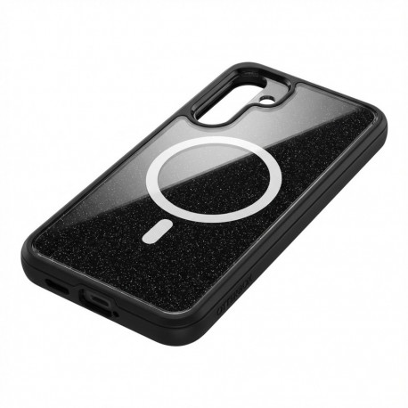 "Otterbox React Magnet Qi2 fr Samsung S25. Black Crystal"
