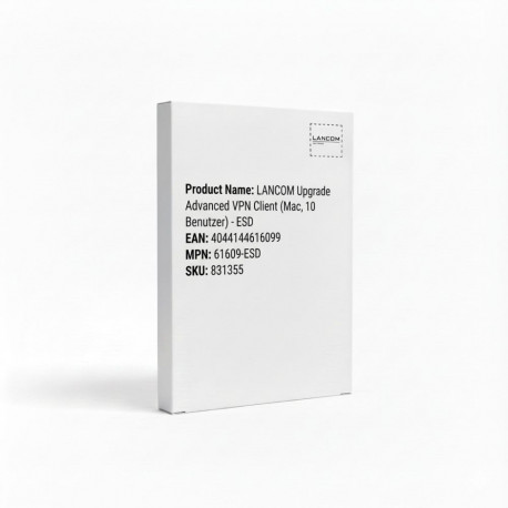 "LANCOM Upgrade Advanced VPN Client (Mac, 10 Benutzer) - ESD"