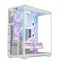 PC case Volcano Space XL ARGB Full Tower 5 fans, white