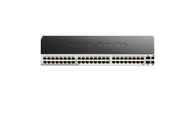 Gigabit Stackable Smart Managed Switch 48GE 4SFP+ with 10G Uplinks DGS-1510-52X