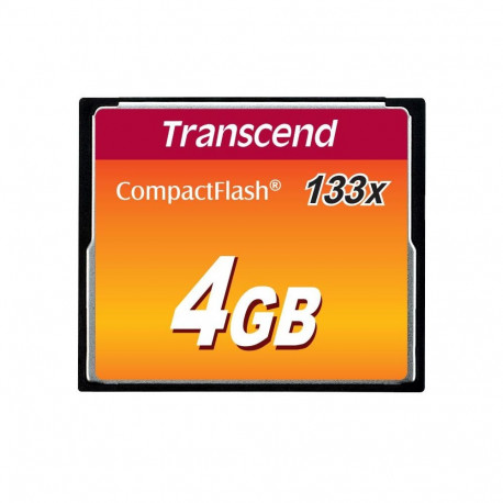 MEMORY COMPACT FLASH 4GB/SLC TS4GCF133 TRANSCEND