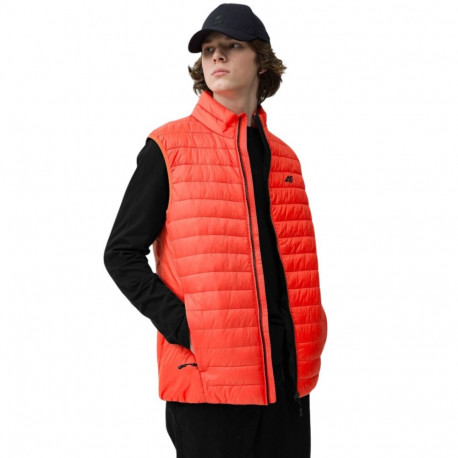 4F meeste tepitud vest 4FSS23TDJAM082 70S M, oranž