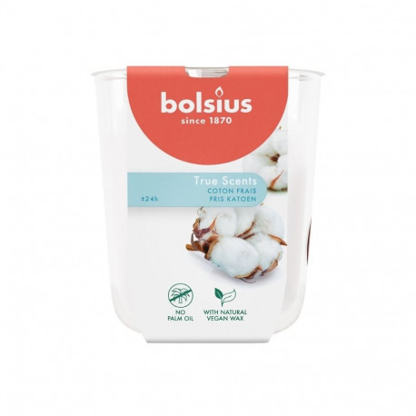 Bolsius True Scents Scented Candle 80x73mm Fresh Cotton
