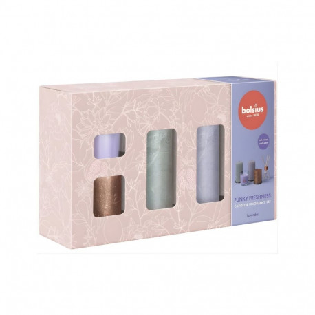 Bolsius Funky Freshness Gift Set Lavender
