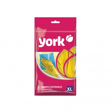 York Household Latex Gloves Size XL