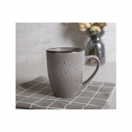 MUG DOMOLETTI BROWN DOTS 330ML