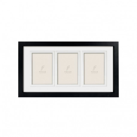 Focus kollaažraam Dahlia 21x40/PP 3*10x15, must