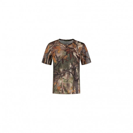 Stealth Gear T-shirt Short Sleeve Camo Forest Print size L