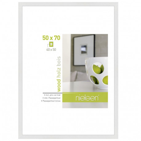 Nielsen Photo Frame 8988032 Apollon White 50x70 / 40x50 cm