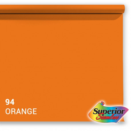 Superior Background Paper 94 Orange 1.35 x 11m