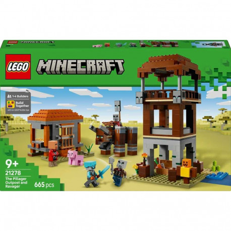 LEGO MINECRAFT 21278 The Pillager Outpost and Ravager