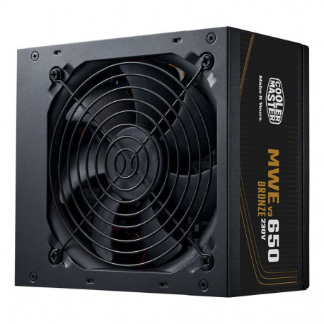Cooler Master MWE Bronze 650 V3 230V toiteplokk 650 W 24-pin ATX must