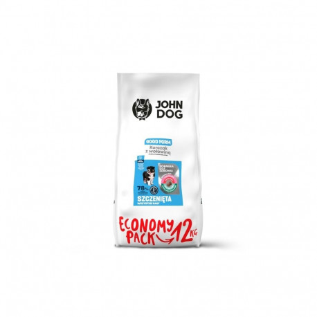 JOHN DOG Good Form Puppy Chicken with beef - dry dog food - 12 kg