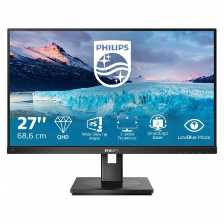 Philips arvutimonitor S Line 275S1AE/00 68.6cm (27") 2560 x 1440 pixels 2K Ultra HD LCD, must