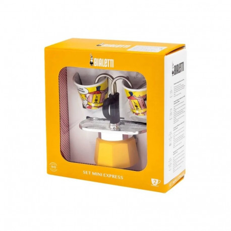 Kohvikomplekt Bialetti Mini Lichtenstein + 2 tassi