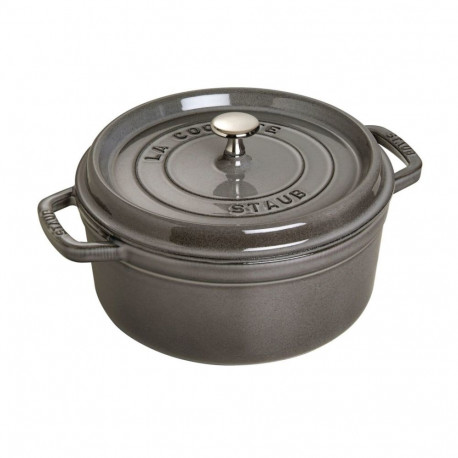 STAUB ümmargune malmpott 40500-246-0 3.8l grafiithall