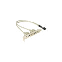"Slotblech - USB 2.0 2xPort"