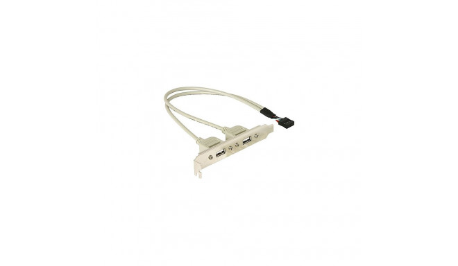 USB 2.0 2xPort pesaplaat
