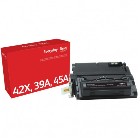 "Xerox Everyday Toner Black cartridge equivalent to HP 42X / 39A / 45A for use in: HP LaserJet 4250,