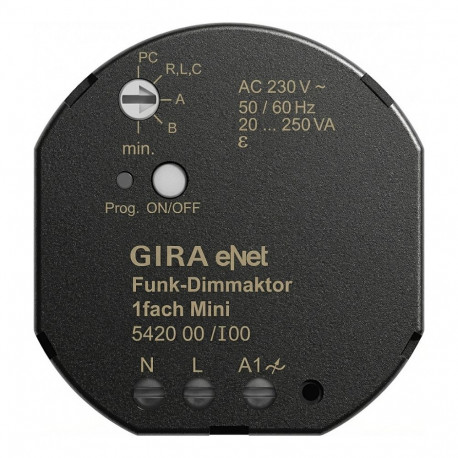 "GIRA 542000 Funk Dimmaktor Mini 20 250 VA Gira eNet"