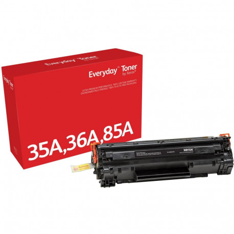 "Xerox Everyday Toner 006R03708 Schwarz alternativ zu HP Toner 35A / 36A / 85A CB435A / CB436A / CE2